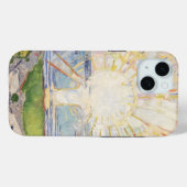 Coques Case-Mate iPhone Edvard Munch Sunrise Art Nouveau Expressionnisme (Verso (horizontal))