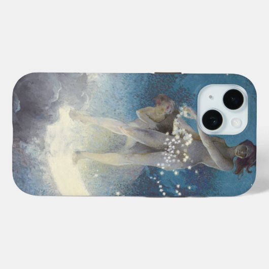 Coques Case-Mate iPhone Edwin Blashfield Étoiles Scatting Art Nouveau (Verso (horizontal))