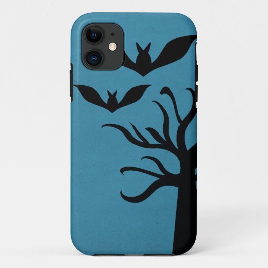 Coques Case-Mate iPhone Eerie Bats iPhone 5 BT Coque, Bleu (Dos)