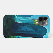 Coques Case-Mate iPhone Eerie Glimpse du fantôme du cimetière (Dos (Horizontal))