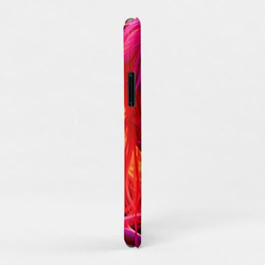 Coques Case-Mate iPhone Eerie Skeleton avec conception de cheveux roses (Dos/Droite)