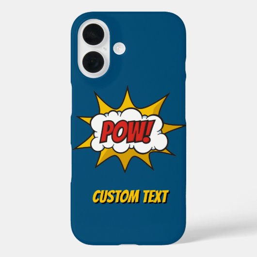 Coques Case-Mate iPhone Effet audio comique Pow (Verso)