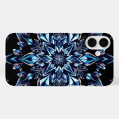 Coques Case-Mate iPhone Effet Cristal Bleu (Verso (horizontal))