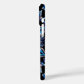 Coques Case-Mate iPhone Effet Cristal Bleu (Verso / Gauche)