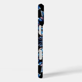 Coques Case-Mate iPhone Effet Cristal Bleu (Verso / Droite)