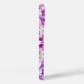 Coques Case-Mate iPhone Effet de cristal violet et rose (Verso / Droite)