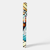 Coques Case-Mate iPhone Effet De Verre De Tige De Charme Des Abeilles (Verso / Droite)