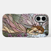 Coques Case-Mate iPhone Effet de verre tendu d'Elf Fraisé Enchanté (Verso (horizontal))