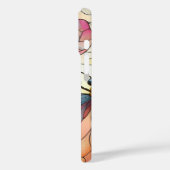 Coques Case-Mate iPhone Effet de vitrail aux abeilles (Verso / Gauche)