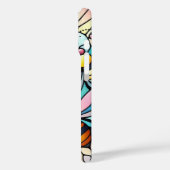 Coques Case-Mate iPhone Effet de vitrail aux abeilles charmantes (Verso / Gauche)