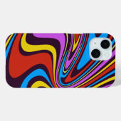 Coques Case-Mate iPhone Effet marbré de peinture liquide (Verso (horizontal))