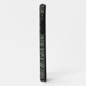 Coques Case-Mate iPhone Effet Noir Leather (Dos/Gauche)