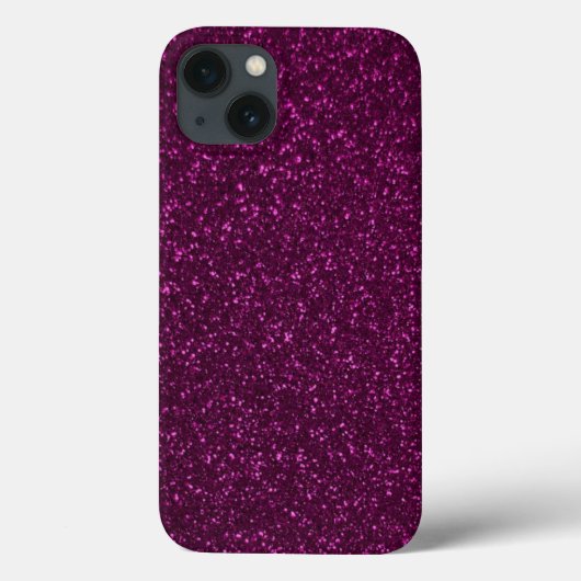 Coques Case-Mate iPhone Effet Parties scintillant rose chaud (Verso)