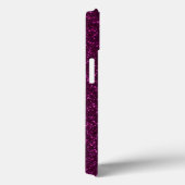 Coques Case-Mate iPhone Effet Parties scintillant rose chaud (Verso / Droite)
