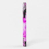 Coques Case-Mate iPhone Effet pour peinture à l'aide d'un fluide rose et n (Dos/Droite)