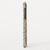 Coques Case-Mate iPhone Effet pull en laine beige  (Dos/Gauche)