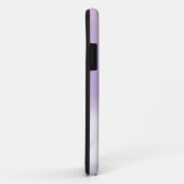 Coques Case-Mate iPhone Effets 3d Texte Arrière - plan tourbé violet et ro (Dos/Droite)