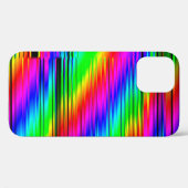 Coques Case-Mate iPhone Effets numériques. Arrière - plan abstrait multico (Verso (horizontal))