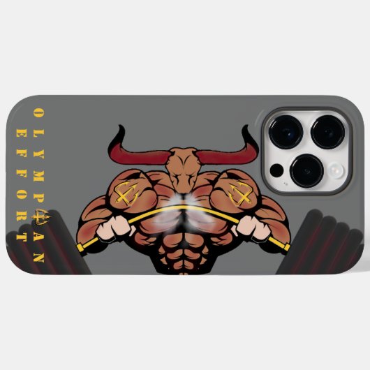 Coques Case-Mate iPhone "Effort olympique" (Verso (horizontal))