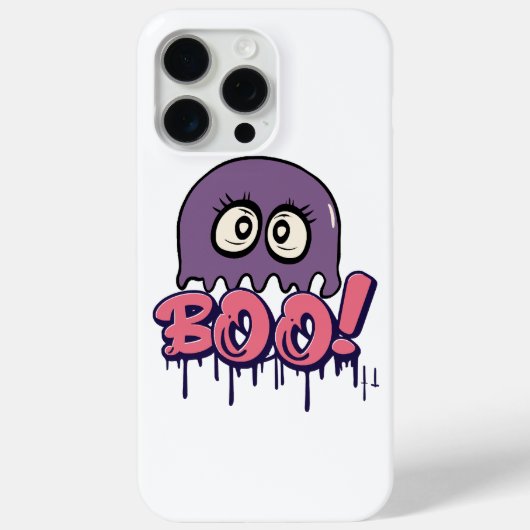 Coques Case-Mate iPhone Effrayant Boo (Verso)