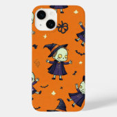 Coques Case-Mate iPhone Éffrayant Chic Halloween Coussin - Festive (Verso)
