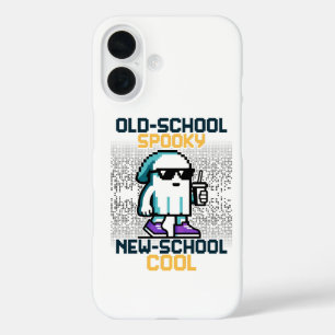 Coques iPhone 16 Éffrayant de la vieille école, Cool de la nouvelle
