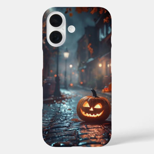 Coques Case-Mate iPhone Éffrayant Halloween Jack-O'Lantern (Verso)