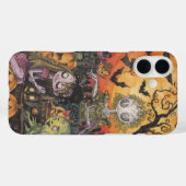 Coques Case-Mate iPhone Éffrayant mignon Halloween iPhone 16 Plus Coque. (Verso (horizontal))
