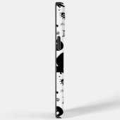 Coques Case-Mate iPhone Éffrayant traditionnel d'Halloween noir et blanc (Verso / Droite)