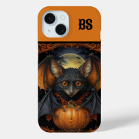 Éffrayante mignonne chauve-souris d'Halloween cach