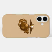 Coques Case-Mate iPhone EGA couleur complète - Bronze (Verso (horizontal))