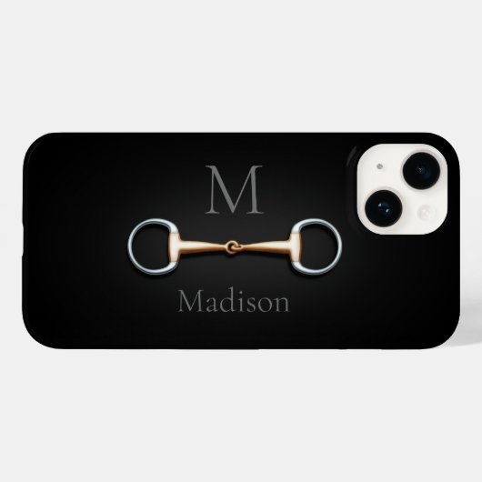Coques Case-Mate iPhone Eggbutt Snaffle Bit Equestrimed (Verso (horizontal))