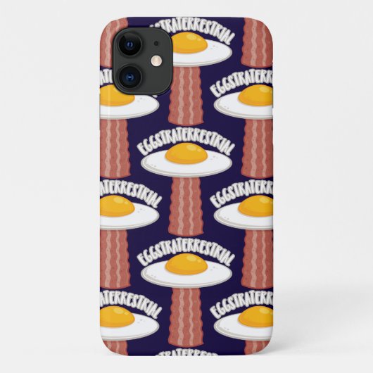 Coques Case-Mate iPhone Eggstraterrestrial Avec Texte (Dos)