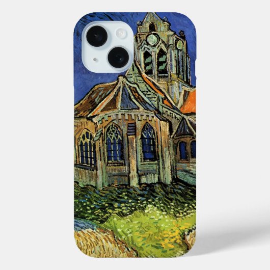 Coques Case-Mate iPhone Église d'Auvers-sur-Oise par Vincent van Gogh (Verso)