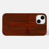 Coques Case-Mate iPhone Église en bois Pew (Verso (horizontal))