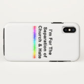 Coques Case-Mate iPhone Église et Haine (Dos (Horizontal))