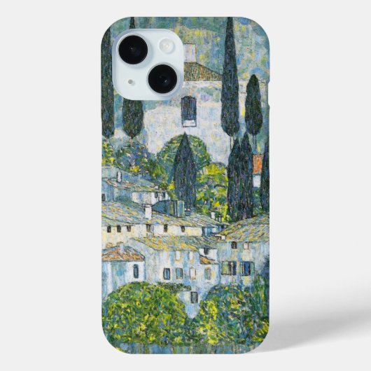 Coques Case-Mate iPhone Église (Kirche) à Cassone par Gustav Klimt (Verso)