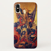 Coques Case-Mate iPhone Église Saint-Michel-Vanquishing Devil as Medieval  (Dos)