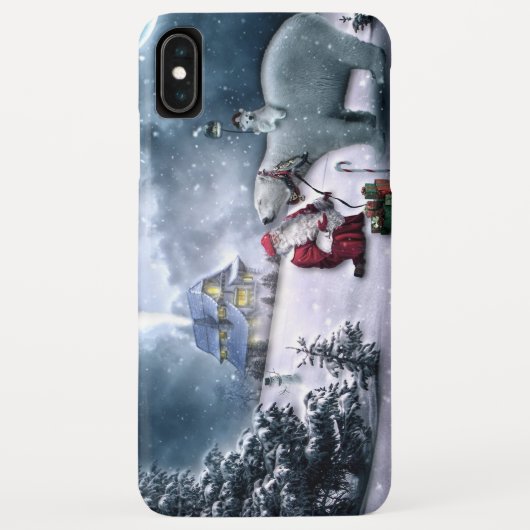 Coques Case-Mate iPhone Église Santa Claus et Polar Bear (Dos)