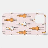 Coques Case-Mate iPhone Égratignure de chat sans couture motif (Verso (horizontal))