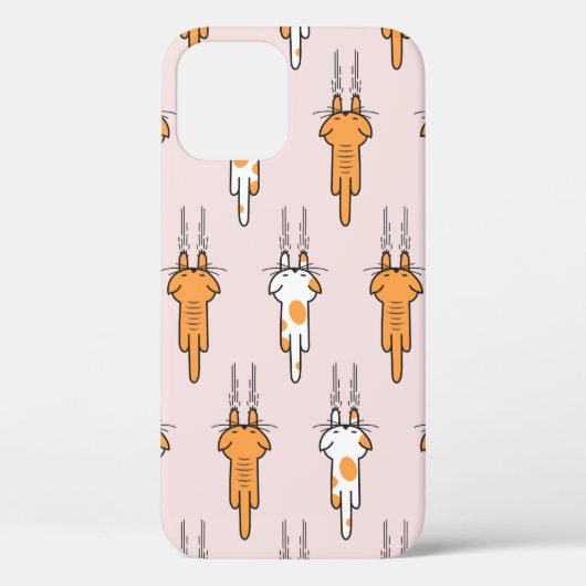 Coques Case-Mate iPhone Égratignure de chat sans couture motif (Verso)