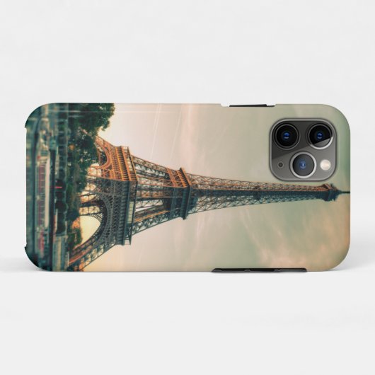 Coques Case-Mate iPhone Eiffel tour lancer oreiller (Dos (Horizontal))