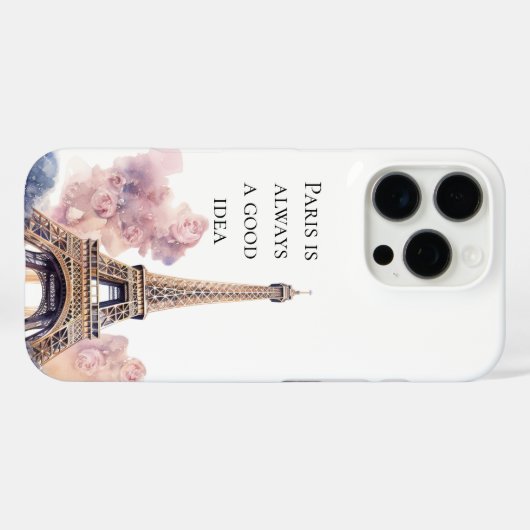 Coques Case-Mate iPhone Eiffel Tower Paris (Verso (horizontal))