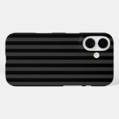Coques Case-Mate iPhone Elagnat Black & Smoky Black Vertical Stripes (Verso (horizontal))