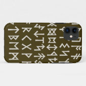 Coques Case-Mate iPhone Elder Futhark Runes (Dos (Horizontal))