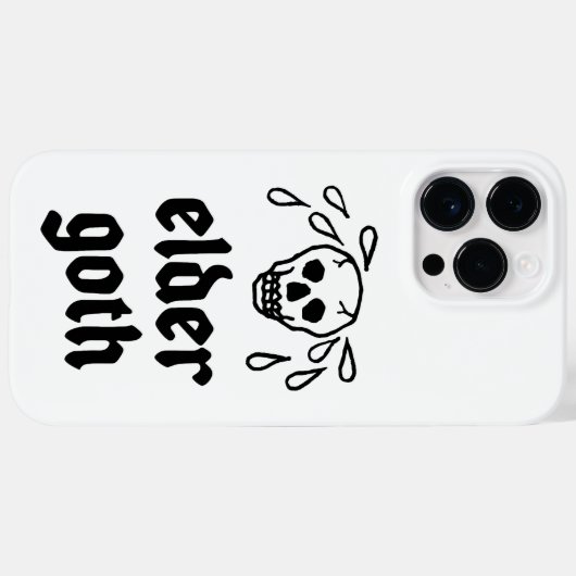 Coques Case-Mate iPhone Elder Goth (Verso (horizontal))
