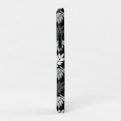 Coques Case-Mate iPhone Elder Leaf Pattern Black White Grey (Dos/Droite)