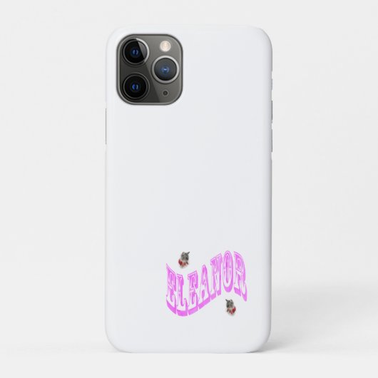 Coques Case-Mate iPhone Eleanor En Mosaïque Rose Avec Chats, (Dos)