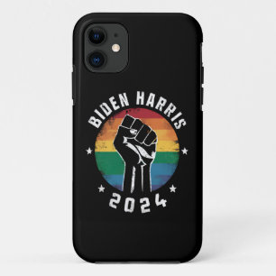Case-Mate iPhone Case Élection Biden Harris 2024 LGBT Arc-en-ciel Fierté