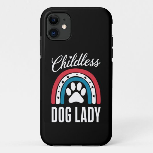 Coques Case-Mate iPhone Élection de la Dame de Chien sans Enfant 2024 Rain (Dos)